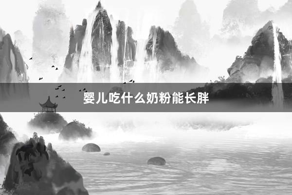 婴儿吃什么奶粉能长胖
